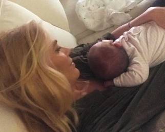Eleonora Daniele, prima foto con Carlotta