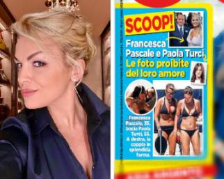 Francesca Pascale paparazzata con Paola Turci