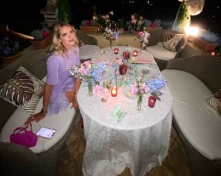 Ferragni e Fedez, cena romantica per l'anniversario di nozze