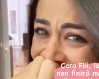 Giorgia Palmas, la sorpresa che fa piangere