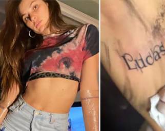 Dayane Mello, due tattoo per Lucas