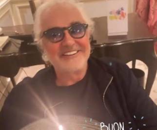 Briatore, compleanno in famiglia dopo l'intervento