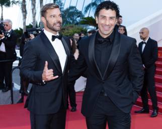 Ricky Martin e il marito mano nella mano a Cannes