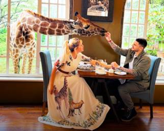 Nara e Icardi, viaggio da sogno in Africa